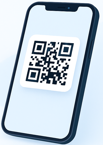QR Code sur téléphone